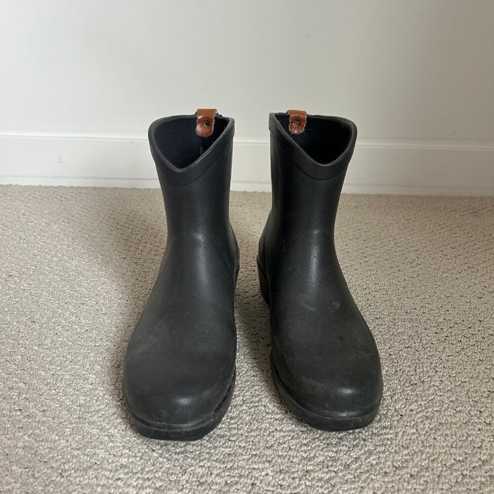 AIGLE Short Ankle Slip On Rain Boots Equestrian Riding Boots